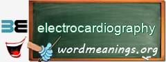 WordMeaning blackboard for electrocardiography